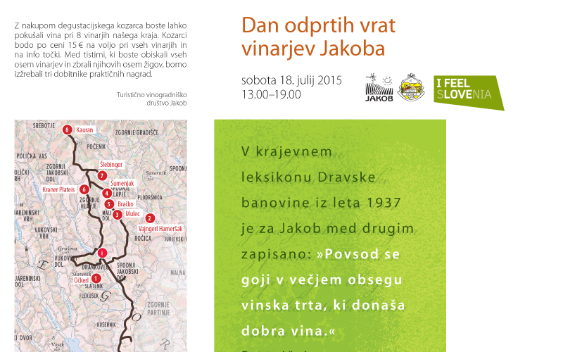 Dan odprtih vrat vinarjev Jakoba